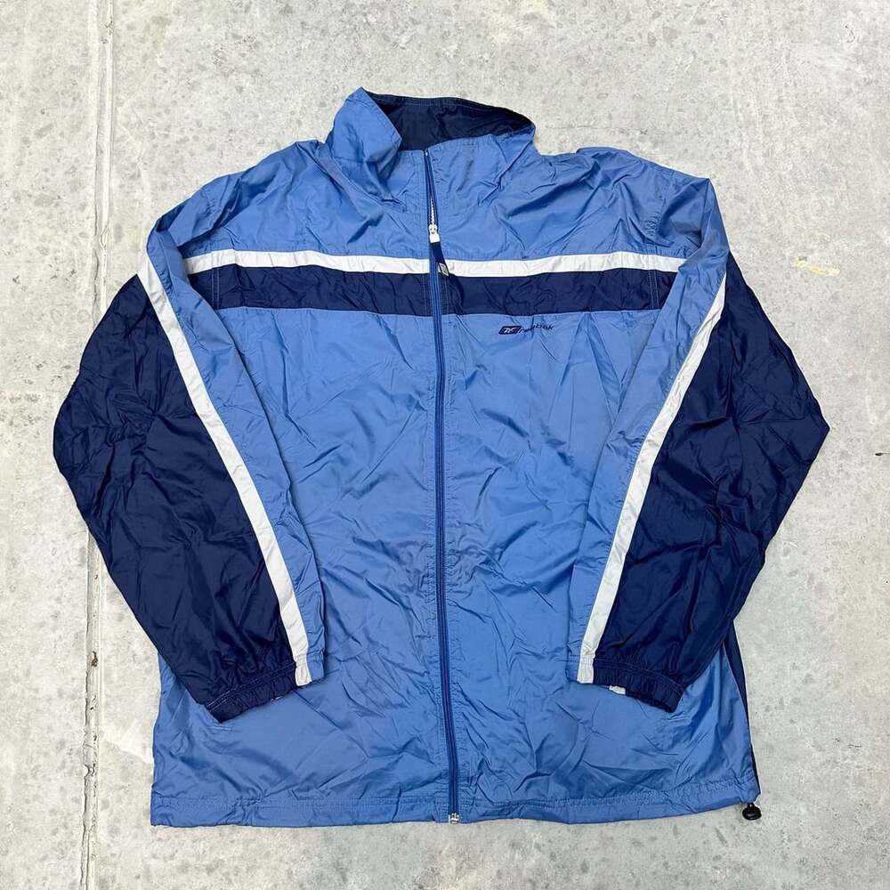 Reebok Vintage Windbreaker Jacket Full Zip - XL